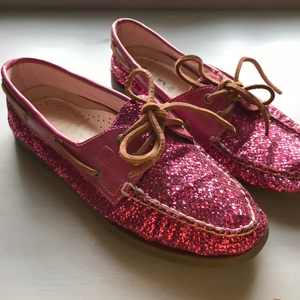 Sperry's Top Sider Pink Glitter **FLASH SALE**